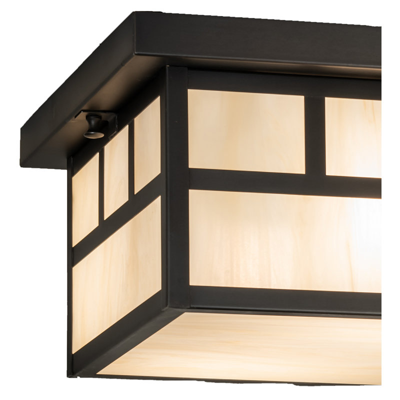 Plafonnier encastré 2 lumières 14,1 po