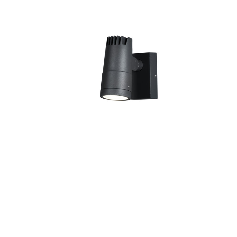 Anthracite Integrated LED Outdoor Wall Lantern