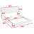 Teddy Fleece Upholstered Platform Bed with Curve-Shaped Design and Slats-856298115-856298127