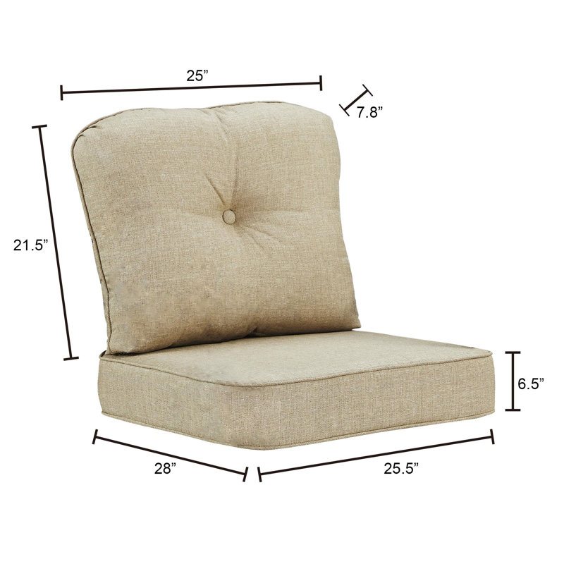 Outdoor 5.9'' Seat / Back Cushion