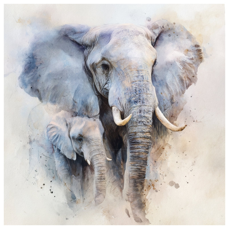 Édredon Elephant Bedding, Lit simple