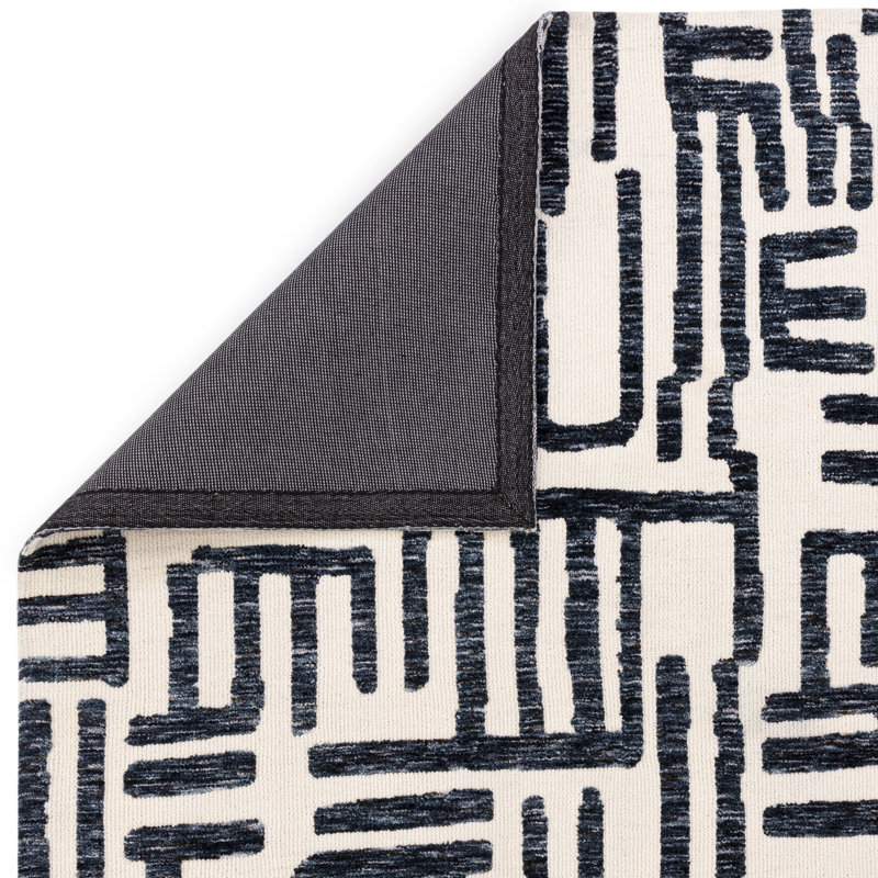 Clemones Abstract Machine Tufted Area Rug, Rectangle 120 x 170cm