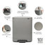Brabantia Bo 30 Litre + 30 Litre Pedal Bin with Two Inner Buckets-100043148