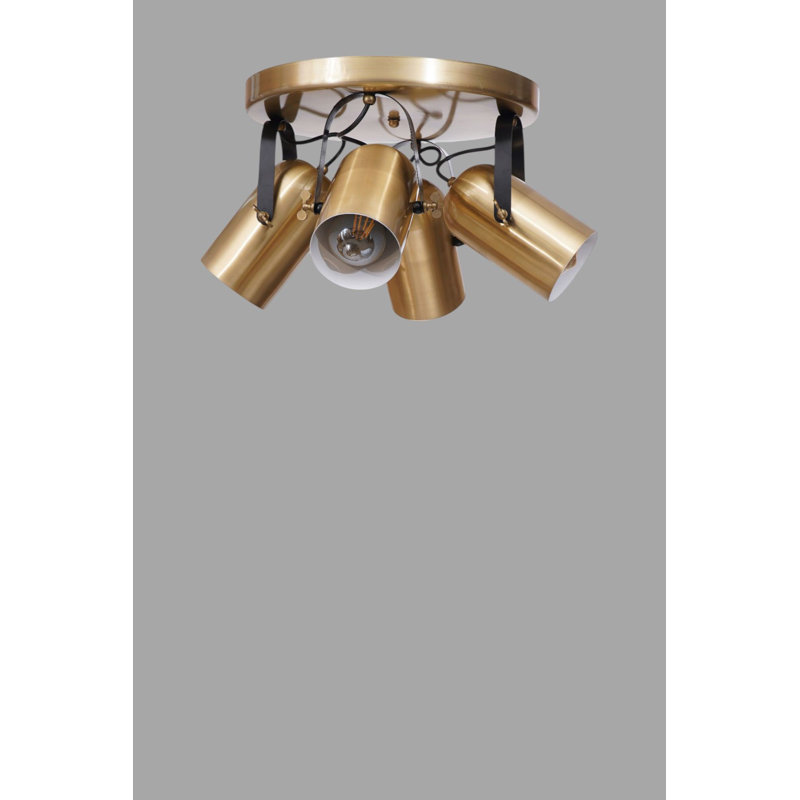Lustre, Doré, 4 étages, Quatre lumières