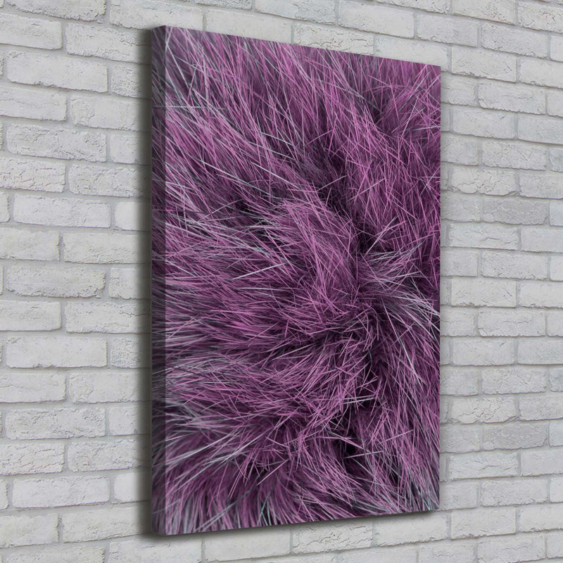 Pink Fur - Wrapped Canvas Print