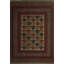 Tapis beige noué à la main de conception unique 6 pi 8 po x 9 pi 2 po Janinne