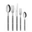 Bistrot Solid 5 - Piece Stainless Steel Flatware Set - Service for 1-1511118385