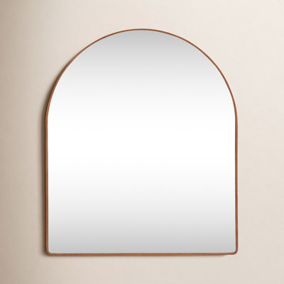 Strophe 34" Pine Accent Mirror
