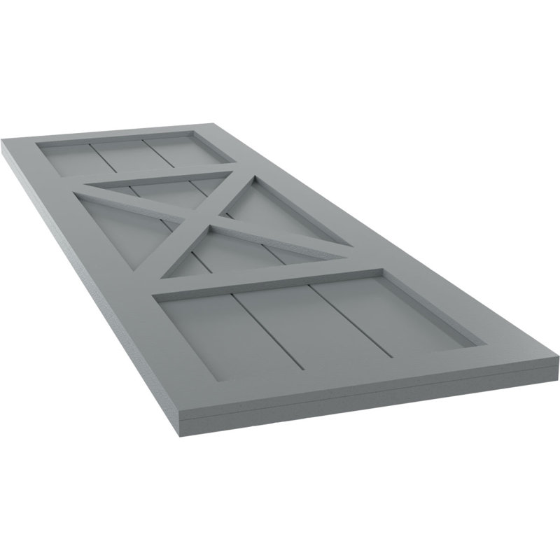Volets à fixation fixe en PVC True Fit, Océan