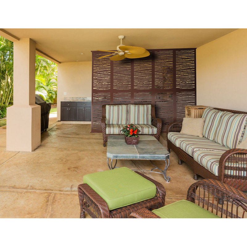 Modinex Espresso Decorative Composite Screen Panel, 2' x 4'