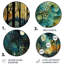 Hadasah - Art abstrait rond en métal-109671292