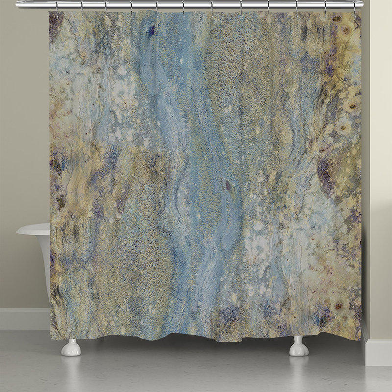 Mineral Flow 71" x 72" Shower Curtain