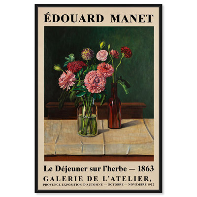 Provence Autumn Exhibition Canvas Vintage Art Poster by Art Remedy