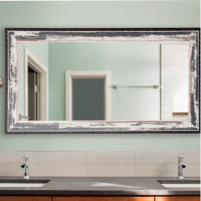Hanshaw Solid Wood Rectangle Wall Mirror