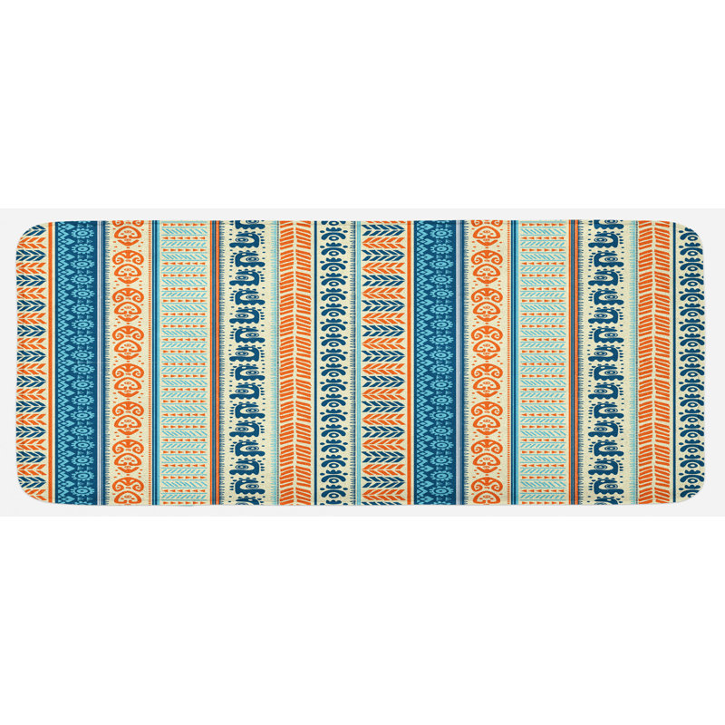 Tapis de cuisine tibal