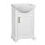 Ensemble de meuble-lavabo sur pied 20 po avec lavabo en céramique, ensemble de meuble-lavabo simple autoportant avec porte à fermeture douce-1585344903