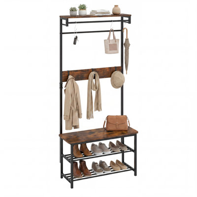 Freestanding 6 - Hook Coat Rack