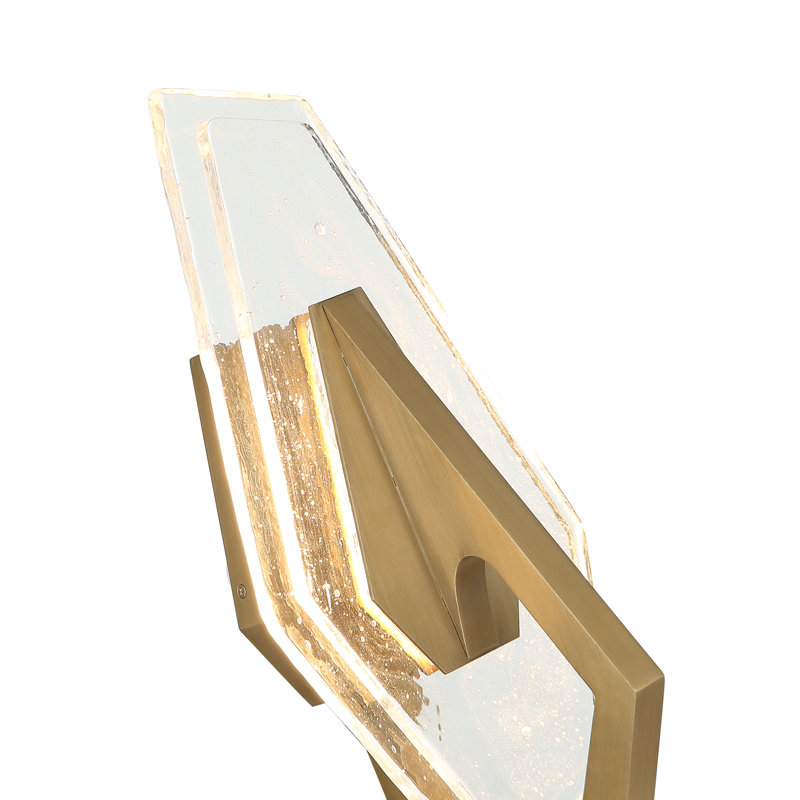 Down the Wrong Path 1-Light Wall Sconce - Brass Kisser