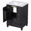 Meuble-lavabo 24 po avec lavabo en céramique-9168583