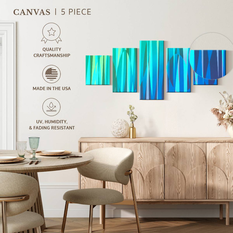 Swaying Spectrum II, 34" H x 74" W