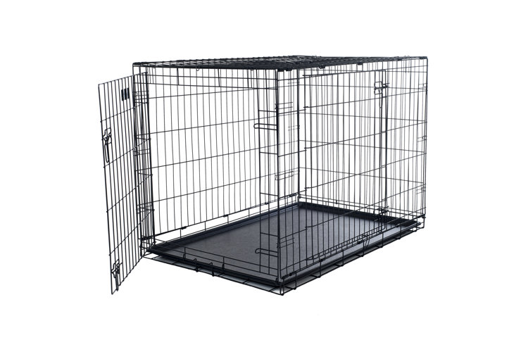 Brianna Double Door Foldable Pet Crate