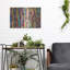 Art mural en métal luxueux «Summer Rain» par Cheryl Warrick, 16 po x 12 po
