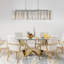 Luminaire de lustre moderne moderne en cristal