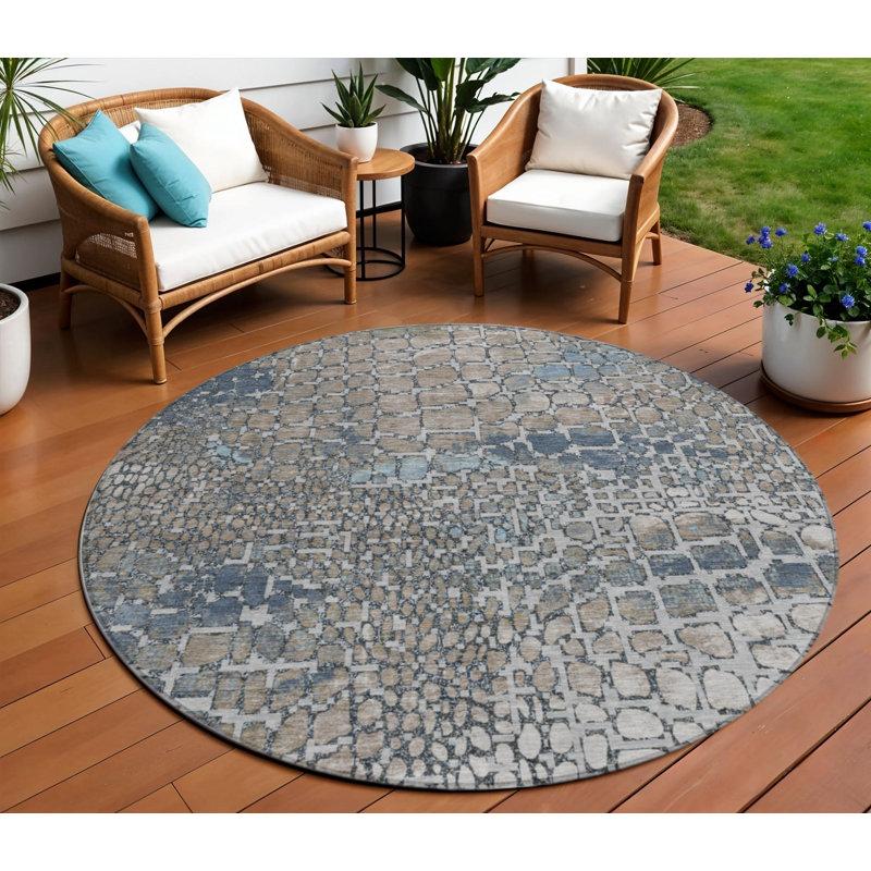 Tapis rond 8 po