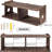 Media Console Shelf For Router, Modem, Game Console And Cable Management | Large Wooden Wall Mount Organizer With Cable Holes For Playstation, Xbox, Projector And Wifi Equipment