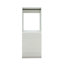 Garde-robe en bois blanc 32 po avec deux tringles Prosper