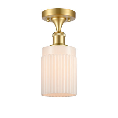 Kamena Glass Semi Flush Mount