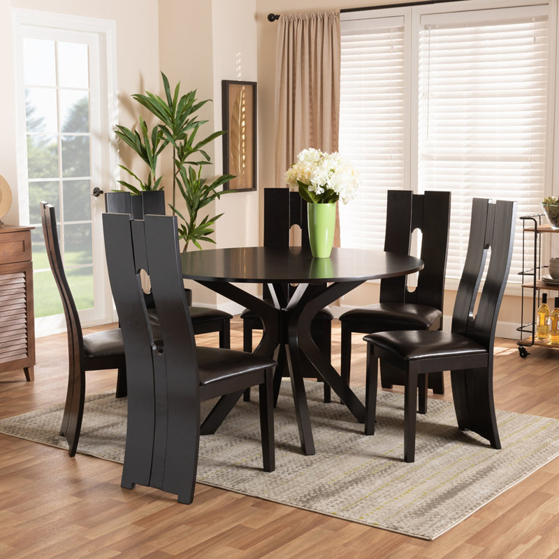 Aadrith 7 - Piece Counter Height Dining Set