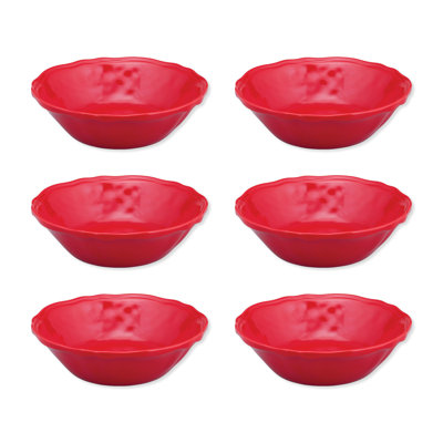 Holiday Red, 7" Melamine Bowl S6