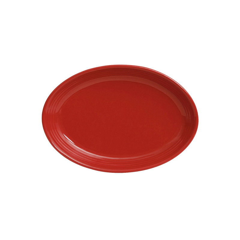 Plateau Concentrix, Rouge Cayenne, H 0,75 po x l 9,75 po x P 7 po