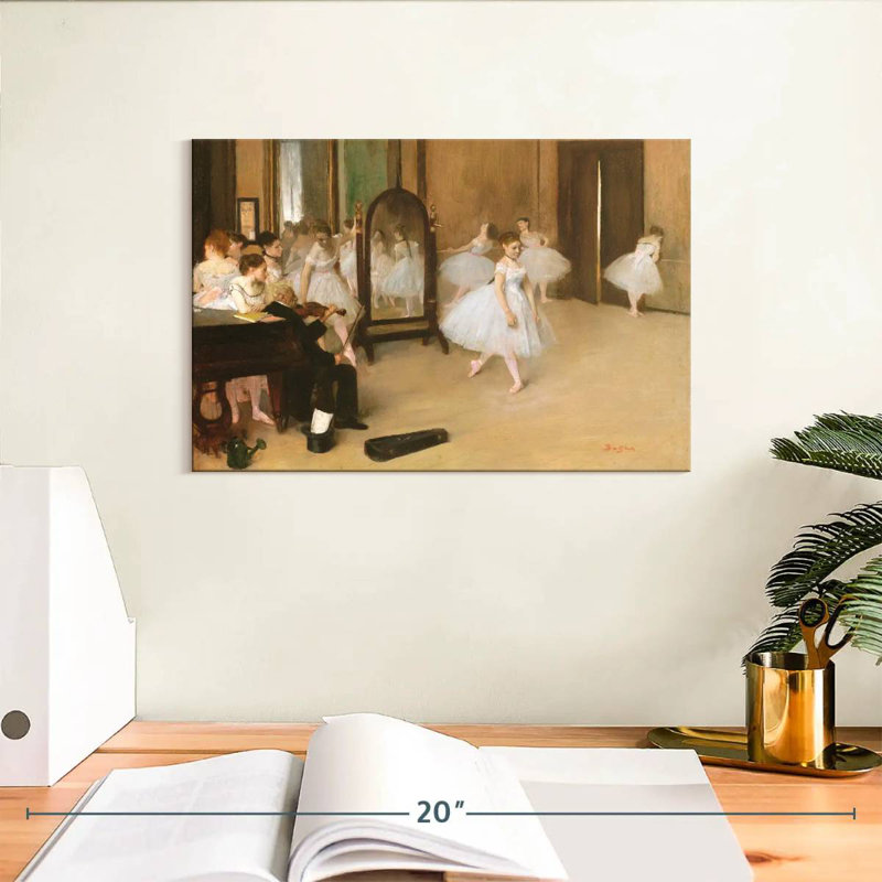 Enn The Dancing Class 1871, H 8 po x l 12 po