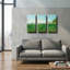 « Champ de coquelicots » de Vincent Van Gogh, triptyque mural, 91,4 cm x 61 cm-146018893