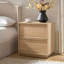 Table de chevet en bois 18,9 po avec 2 tiroirs-1230458325