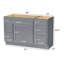 Base de meuble-lavabo simple 51 po seulement-94091259