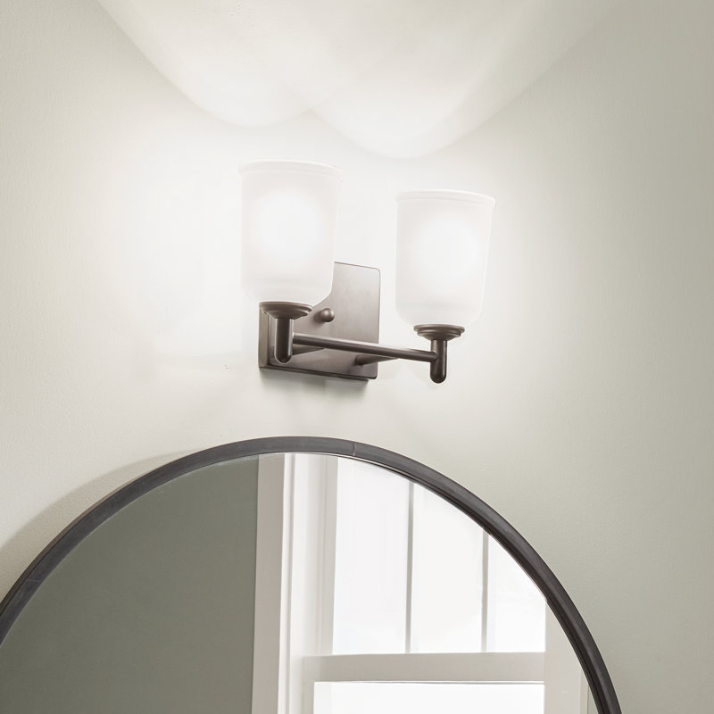 Hopedale 2 - Light Vanity Light, Black