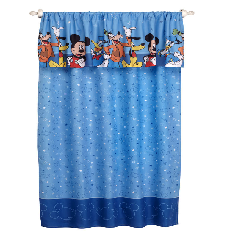NoJo Disney Mouse Playground Pals Curtain Panel