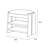 6 Pair Shoe Storage Cabinet
