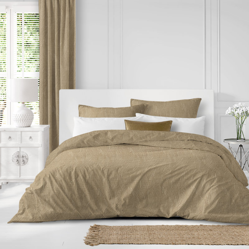 Brown Microfiber Comforter Set, Twin Comforter + 1 Standard Sham