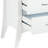 Babb White Finish Accent Table