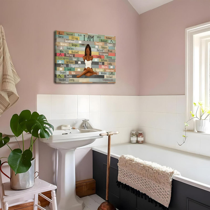 Reproduction d'art sur toile encadrée et inspirante encadrée pour la maison et le bureau