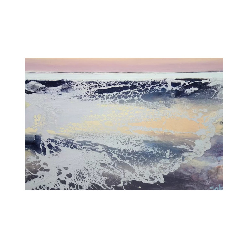 Morning Sea 1 Piece Wrapped Canvas Wall Art, 45.72cm H x 66.04cm W x 1.91cm D