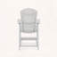 Chaise de comptoir en PEHD de style Adirondack au design ergonomique-1002486132