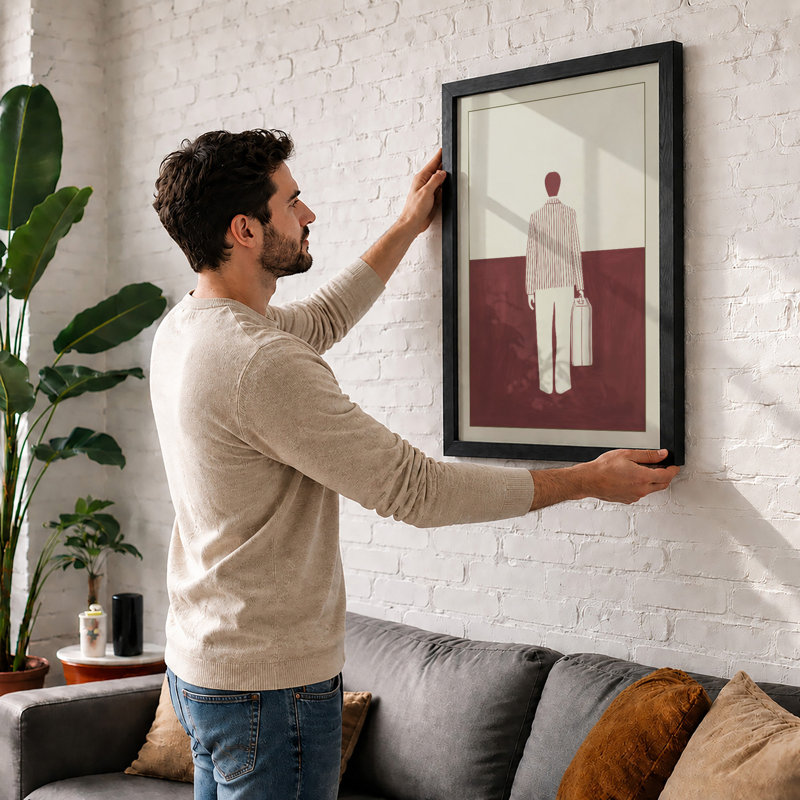 Divided Figures Modern - Print, Unframed, A1 - 84.1 x 59.4 cm