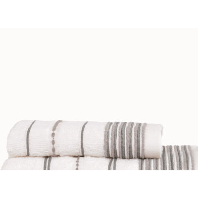 Dickinson Stripe 6 Piece Towel Bale Blush