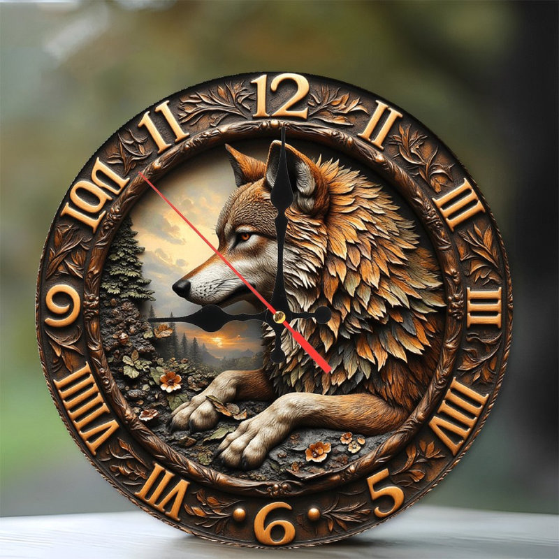 Horloge murale ours