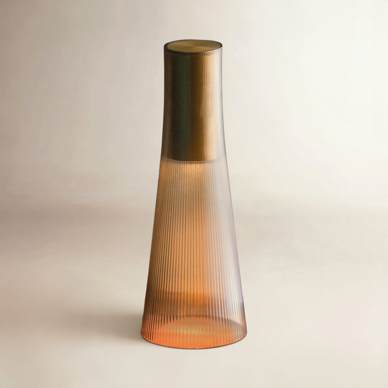 Candél Portable Table Lamp, Bronze/Brass